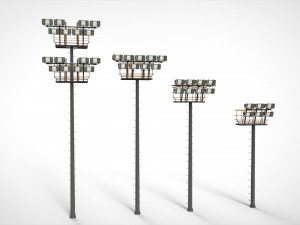 Floodlight 6 3D Model