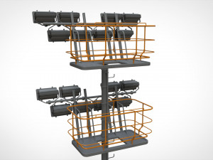 Floodlight 6 3D Model