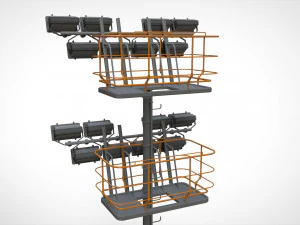 Proiettore 6 Modello 3D