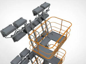 Proiettore 6 Modello 3D