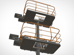 Floodlight 6 3D Model