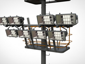 Floodlight 6 3D Model
