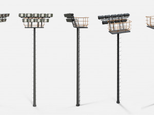 Floodlight 6 3D Model