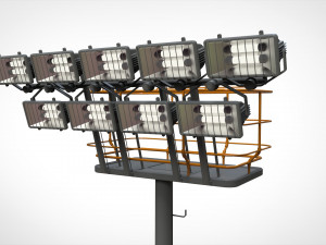 Floodlight 6 3D Model