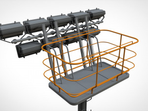 Floodlight 6 3D Model