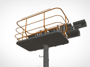 Floodlight 6 3D Model