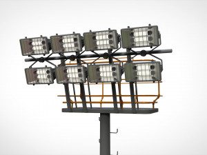 Floodlight 6 3D Model