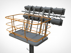 Floodlight 6 3D Model