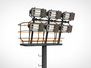 Floodlight 6 3D Model