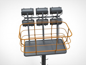 Floodlight 6 3D Model