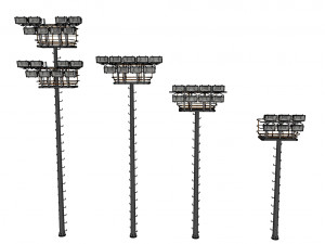 Floodlight 6 3D Model