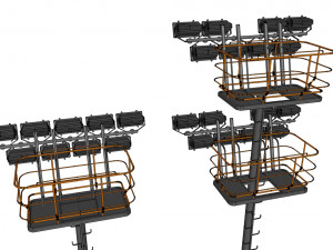 Floodlight 6 3D Model