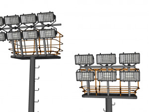 Floodlight 6 3D Model