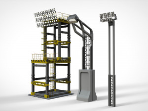Floodlight 7 3D 模型