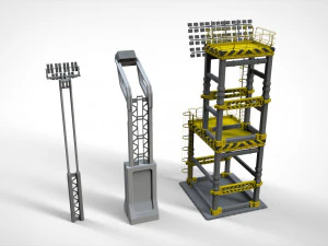 Holofote 7 Modelo 3D