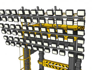 Holofote 7 Modelo 3D