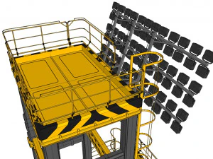 Holofote 7 Modelo 3D