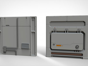 Sci-fi architecture kitbash 16 3D 模型