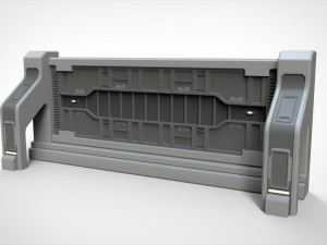 Sci-fi architecture kitbash 16 3D 模型