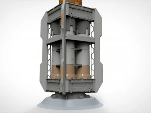 Sci-fi architecture kitbash 17 3D Model