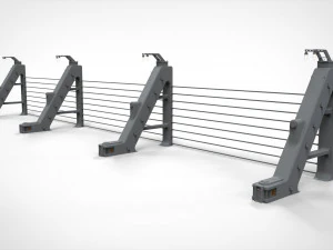 Sci-fi architecture kitbash 17 3D Model