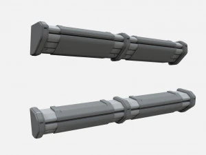 Sci-fi architecture kitbash 17 3D Model