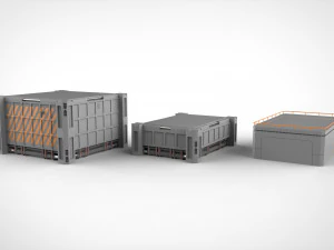 Sci-fi architecture kitbash 17 3D Model