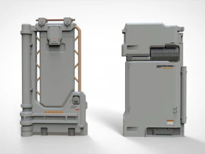 Kitbash de arquitetura de fic&ccedil;&atilde;o cient&iacute;fica 18 Modelo 3D