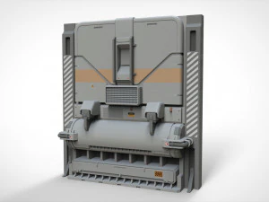 Kitbash de arquitetura de fic&ccedil;&atilde;o cient&iacute;fica 18 Modelo 3D