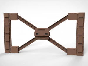 Kitbash de arquitetura de fic&ccedil;&atilde;o cient&iacute;fica 18 Modelo 3D