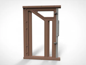 Kitbash de arquitetura de fic&ccedil;&atilde;o cient&iacute;fica 18 Modelo 3D