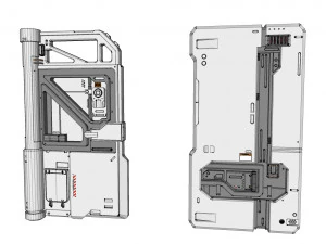 Kitbash de arquitetura de fic&ccedil;&atilde;o cient&iacute;fica 18 Modelo 3D