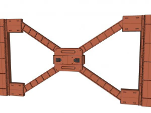 Kitbash de arquitetura de fic&ccedil;&atilde;o cient&iacute;fica 18 Modelo 3D