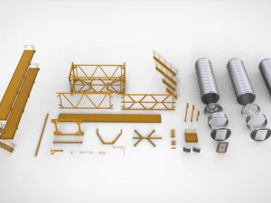 Sci-fi architecture 10 3D Model