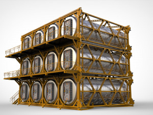 Sci-fi architecture 10 Modèle 3D