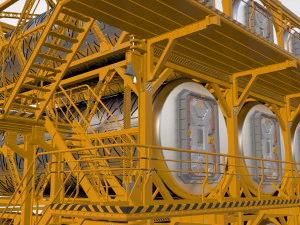 Sci-fi architecture 10 3D Model
