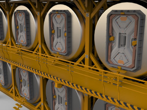 Sci-fi architecture 10 Modèle 3D