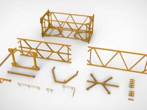 Sci-fi architecture 10 3D Model