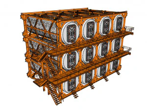Sci-fi architecture 10 3D Model