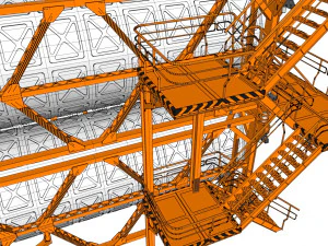 Sci-fi architecture 10 3D Model