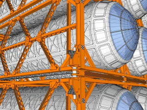 Sci-fi architecture 10 3D Model