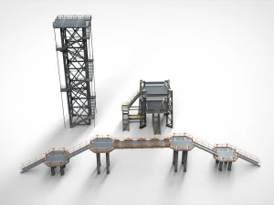 Scale di fantascienza 2 Modello 3D