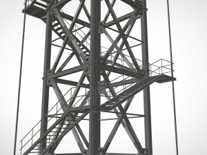 Sci-fi stairs 2 Modello 3D