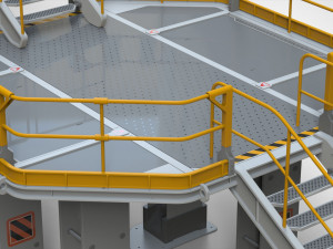 Sci-fi stairs 2 Modello 3D