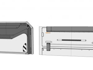 Sci-fi architecture kitbash 19 3D Model