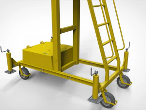 Sci-fi stairs 4 3D Model