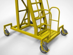 Sci-fi stairs 4 3D Model