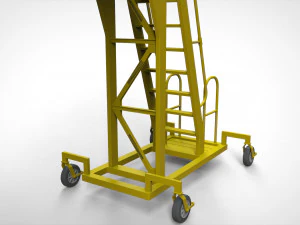 Sci-fi stairs 4 3D Model