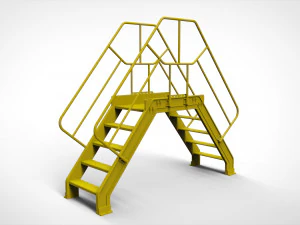Sci-fi stairs 4 3D Model