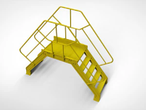 Sci-fi stairs 4 3D Model